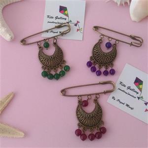 سنجاق سینه طرح کشکول سنتی