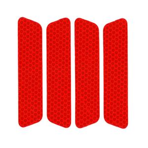 برچسب شبرنگ هشدار باز بودن درب خودرو فلکترا مناسب برای تندر 90 بسته 4 عددی