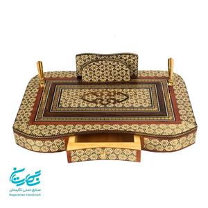 جاقلمی مدل کشودار خاتم کاری سایز 20×25 