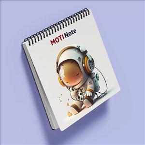 دفترچه یادداشت طرح فضانورد