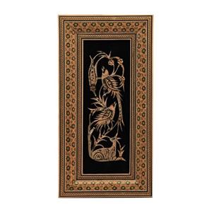 تابلو خاتم کاری با پلاک مسی قلمزنی سایز 20×35 