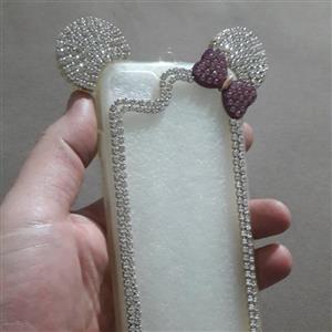 قاب ژله ای عروسکی نگین دار آیفون7و8