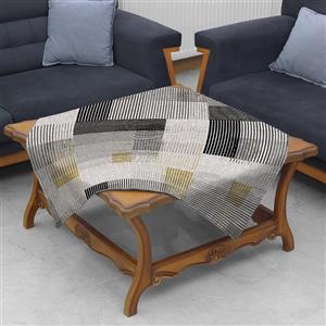 رومیزی مدل مخمل طرح کاشی کد 94