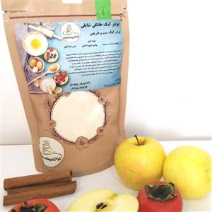 پودرکیک سیب ودارچین