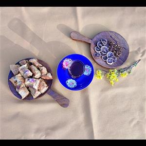 پیش دستی چوبی با دسته