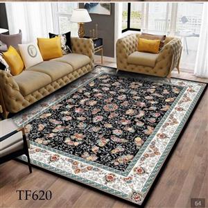 کاور فرش لنا جنس مخمل شانل ترک کاملا قابل شستشو وثبات رنگ بالا با بهترین کیفیت دوخت کد tf620