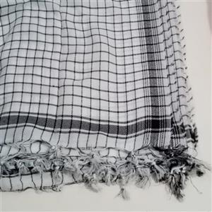 چفیه سفید گره دار