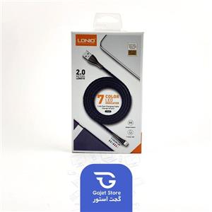 کابل میکرو یو اس بی LDNIO LS462 طول 2 متر