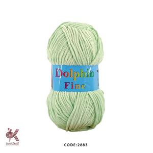 کاموا مخمل ترک دلفین پسته ای 2883  بدون ریزش با متراژ بالا 100 گرم