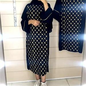 مانتو کفتان سوزن دوزی هندی زنانه