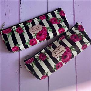 جامدادی فانتزی گلدار چرمی