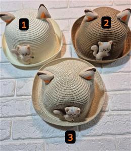 کلاه حصیری عروسکی