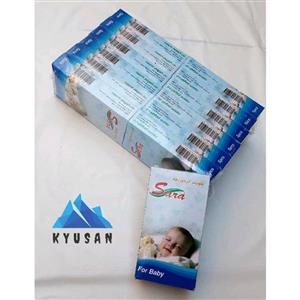 شورت گره ای نوزادی ساده سایز کوچک سارا بسته 5 عددی