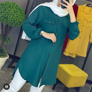 شومیز مانتویی ابروبادی ساده تک رنگ .تونیک مانتویی ساده .مانتو کوتاه تک رنگ و ساده ابروبادی .بلوز ابروبادی زنانه و دختران