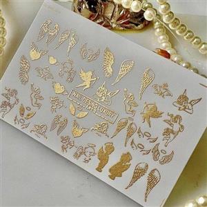 لنز ناخن طرح فرشته