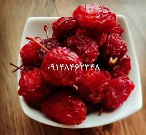 آلوجنگلی قرمز(( ترش)) (درجه یک) یک کیلویی