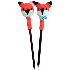 سرمدادی بافتنی عروسک روباه