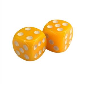 تاس بازی مدل 14 میل زرد