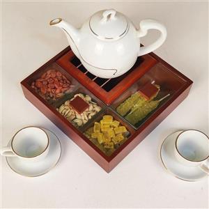 جعبه چای کیسه ای رنگ عسلی