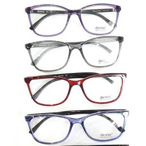 عینک دیورسو مدل 1116 سایز 53 کائوچویی زنانه سبک و نشکن سایز بزرگ باتنوع رنگ بندی