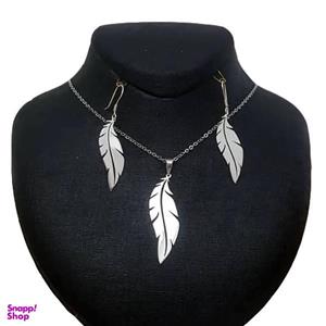 نیم ست نقره ترمه مدل پر ADF