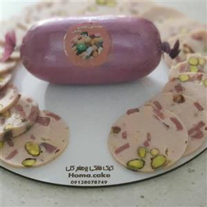 کالباس خشک پسته 85 درصد خانگی پرهام گلی
