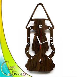 ساعت دیواری طرح فانوس کد 320