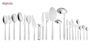 سرویس قاشق و چنگال 116 پارچه ناب استیل مدل Palermo-جعبه کادویی