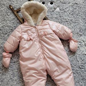 کاپشن سرهمی نوزادی دخترانه