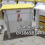 تولیدی میز اتو کمدی - درجه یک - رنگ میز اتو سفید است - جنس میز اتو ام دی اف است - ساخت شرکت تولیدی میز اتو رامیلا