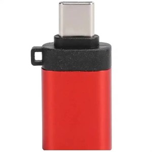 مبدل USB 3.0 به USB-C رابط OTG TYPE C شرکتی پک دار به همراه بند فلزی