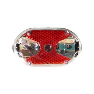 چراغ عقب دوچرخه مدل بیضی دو رنگ A کد 287 