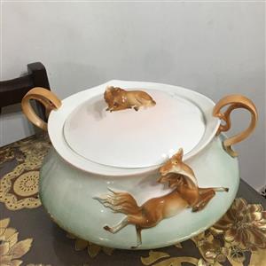 سوپ خوری اسب برجسته دست ساز(وارداتی) 