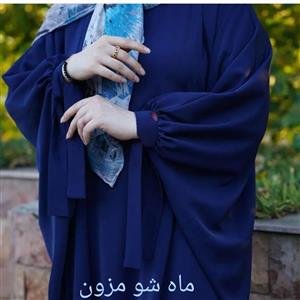 مانتو عبایی کرپ الیزه مدل آمینِ ماه شو مزون