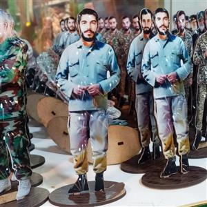 10 عدد تندیس چوبی رومیزی شهید ابراهیم هادی