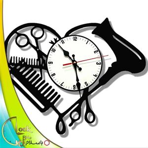 ساعت دیواری طرح آرایشگاه کد 618