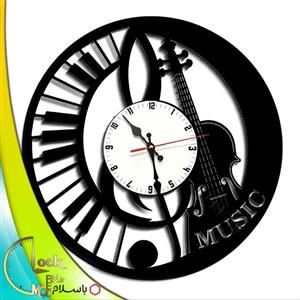 ساعت دیواری طرح موسیقی کد 614