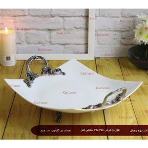 دیس مربع دسته و پایه پیوتر سایز 25 در 25