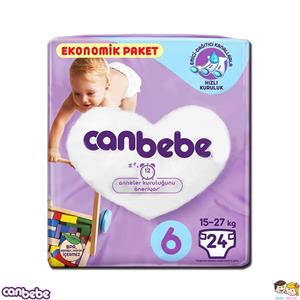 پوشک نوزاد جان ب ب 15+ کیلوگرم (سایز6) Canbebe 