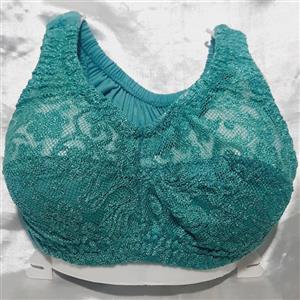سوتین نخی تریکوپارچه خارجی اصل فیروزه ای 