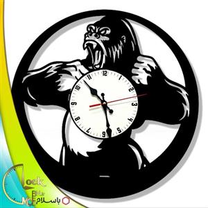 ساعت دیواری طرح گوریل کد 826