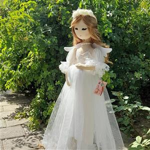 عروسک تیلدا باردار و عروس دست دوز سایز بزرگ قابل سفارش از روی عکس واقعی