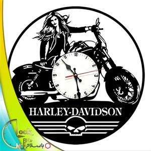 ساعت دیواری طرح موتورسیکلت کد 207