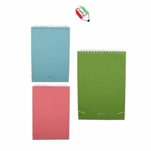 دفترچه یادداشت 80 برگ فنری جلد پارچه سخت اعلا الیپون 68071