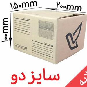 پک 20 عددی کارتن پستی سایز شش 6 بسته 20 عددی