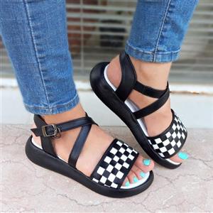 صندل دخترانه سفید مشکی خاص 38 موجود