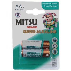 باتری قلمی  وریتی Super Alkaline  بدون جیوه و سرب بسته 2 عددی