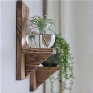 شلف دیواری چوبی یک طبقه یک عدد