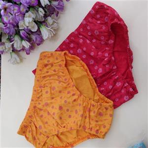 شورت زنانه  نخی لیفه ای طرح گل سایز ایکس لارج