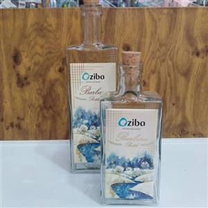 بطری دو عددی سایز مختلف درب چوب پنبه